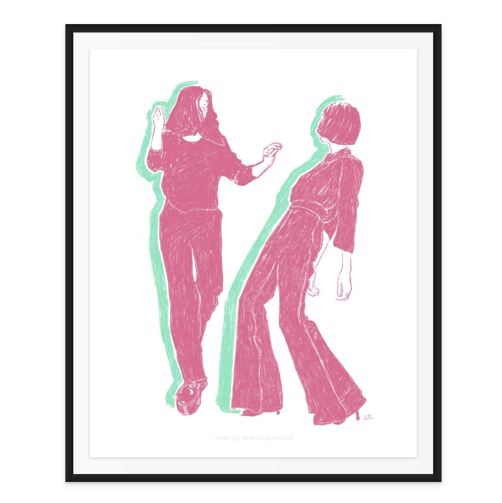 Dancing III Art Print