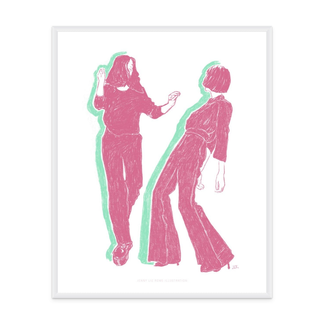 Dancing III Art Print