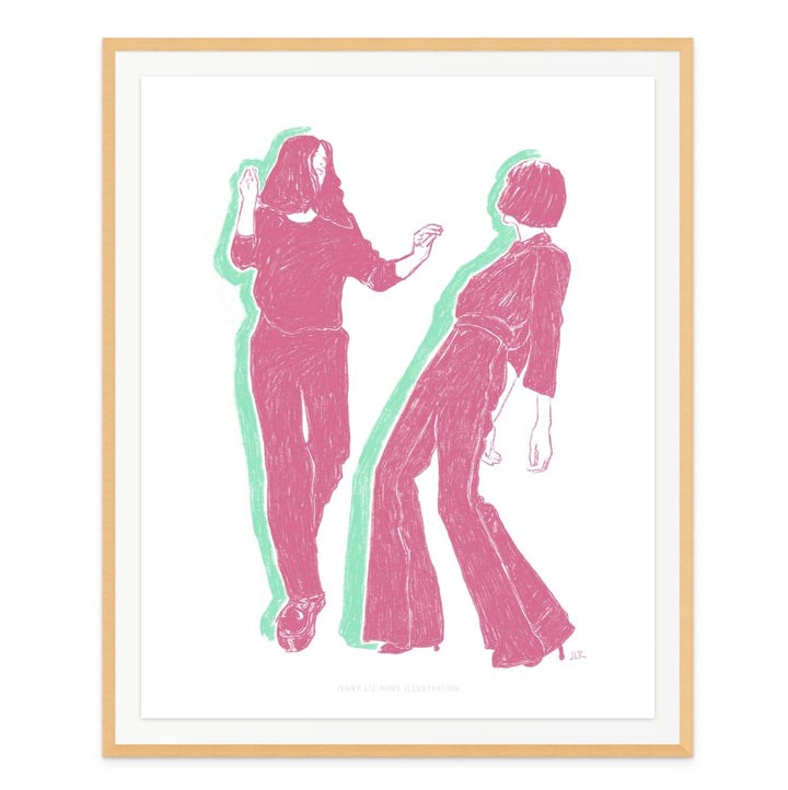 Dancing III Art Print