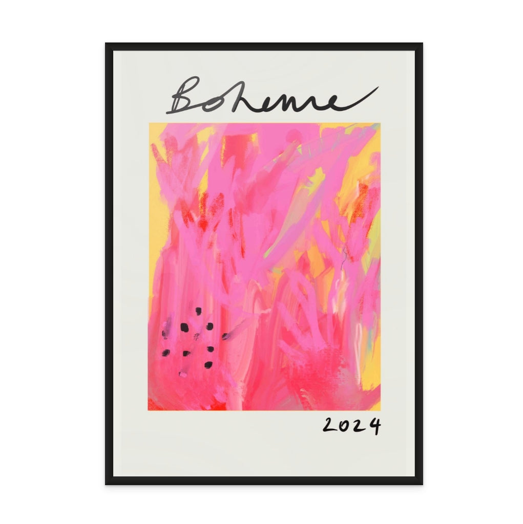 Boheme yellow Art Print