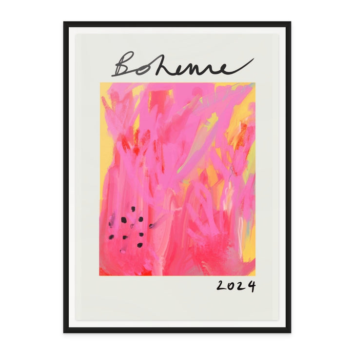 Boheme yellow Art Print