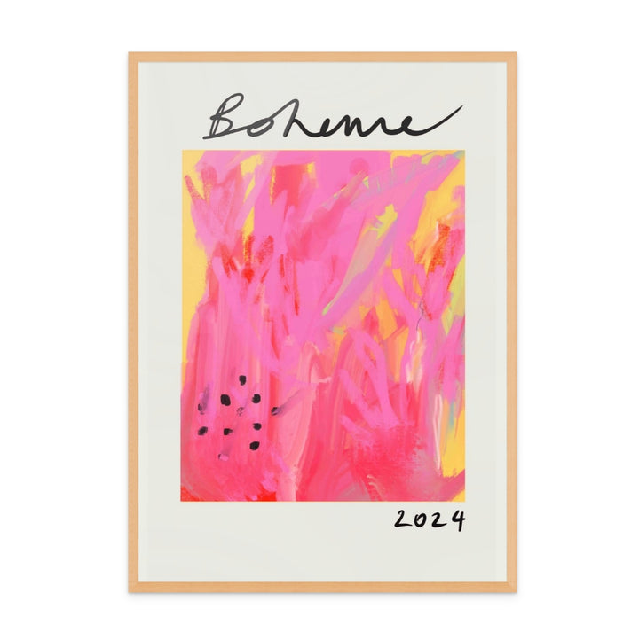 Boheme yellow Art Print