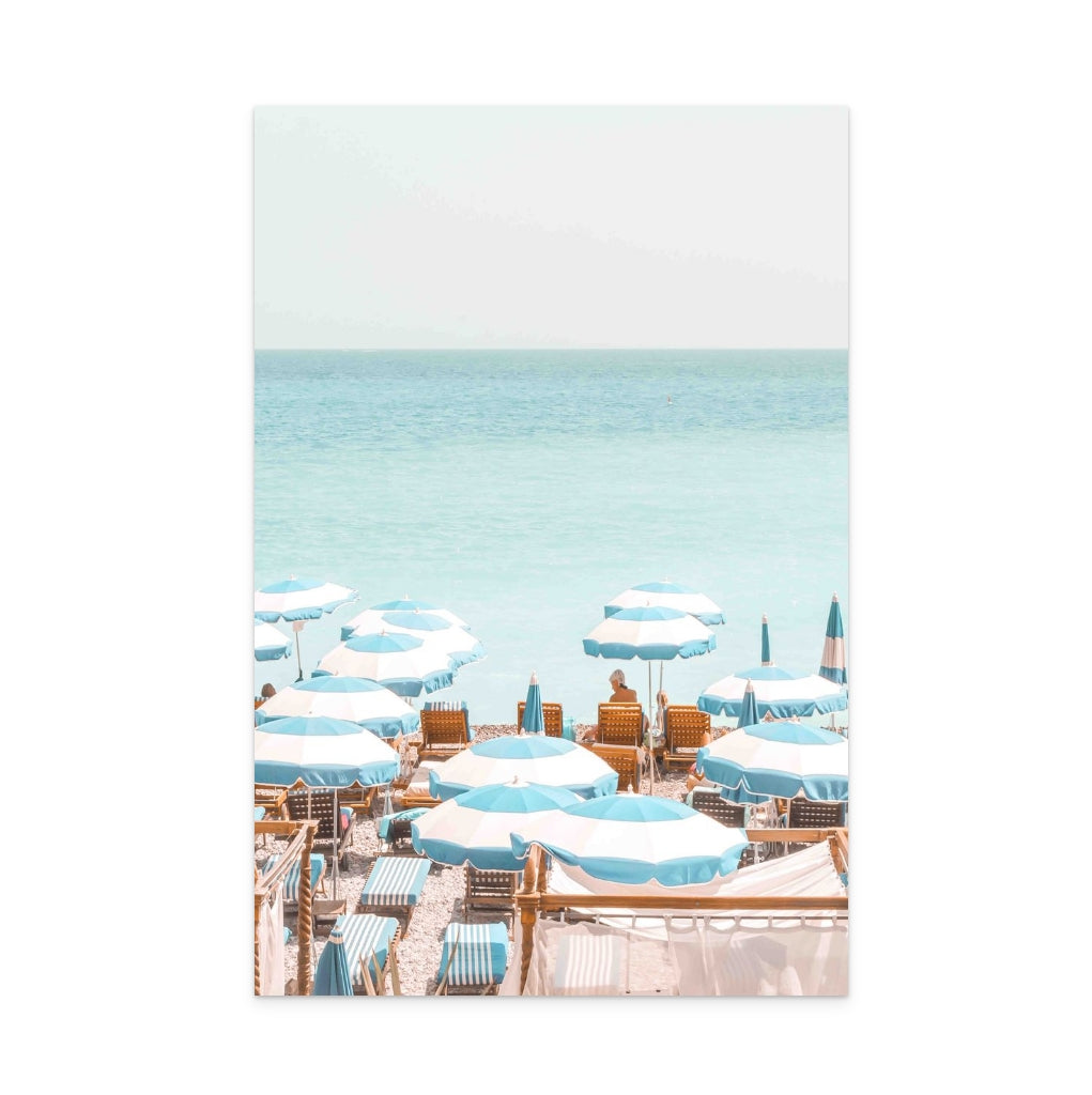 Riviera blue Art Print