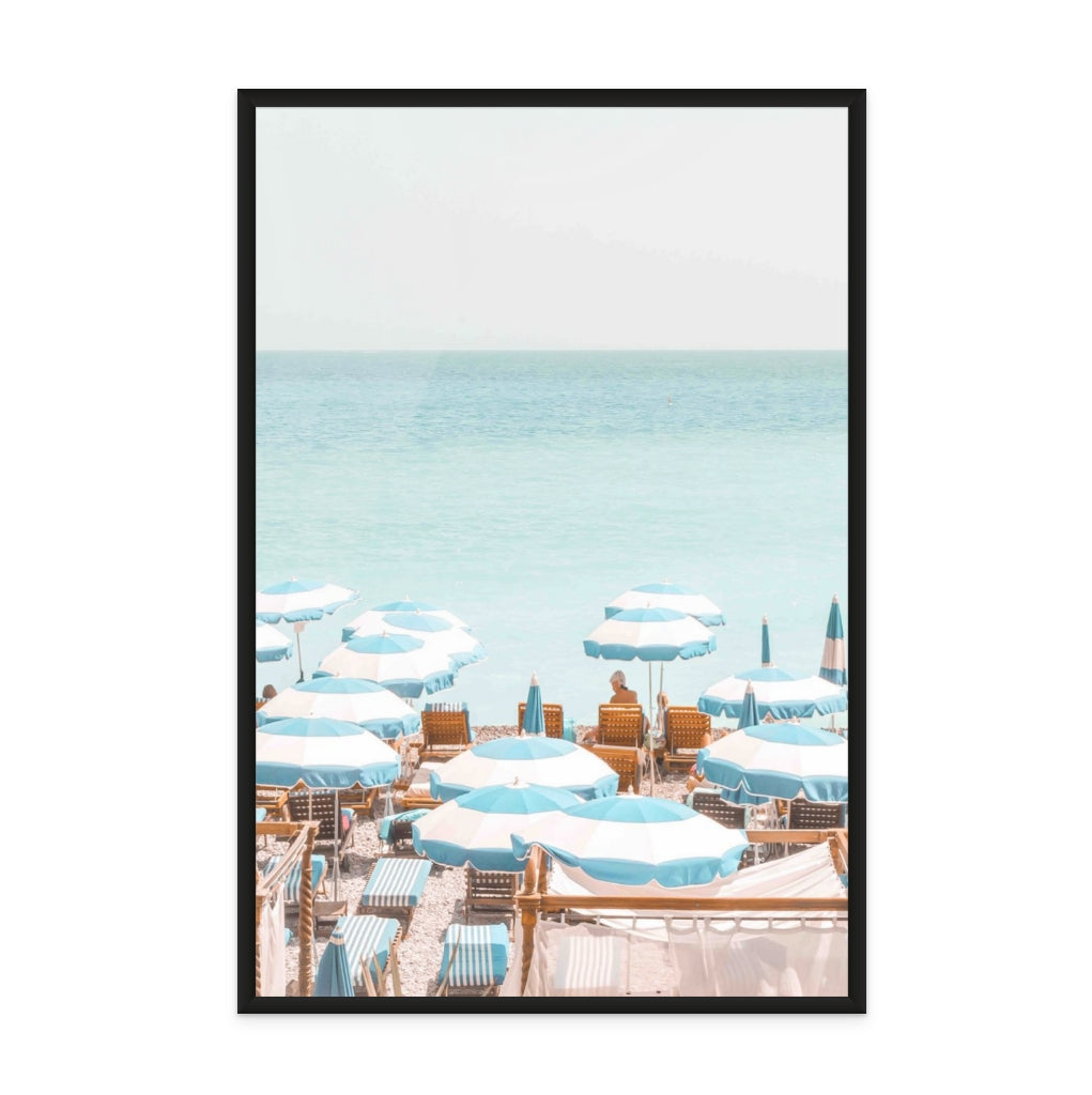 Riviera blue Art Print