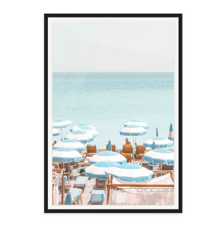 Riviera blue Art Print