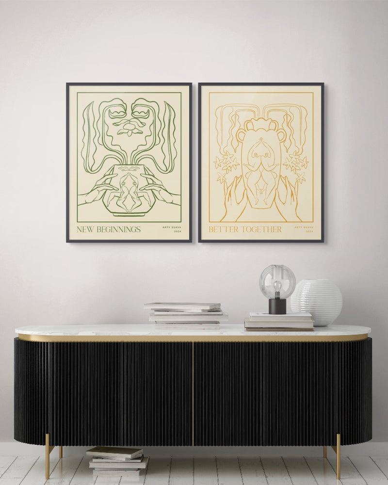 Vessel Collection : Better Together Art Print