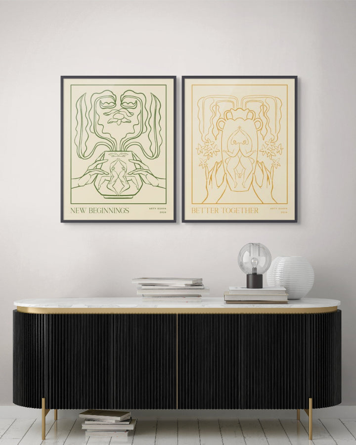 Vessel Collection : Better Together Art Print