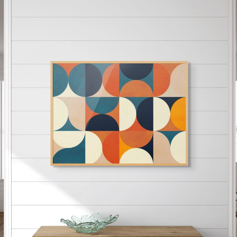 Geometry New12 Marron Art Print