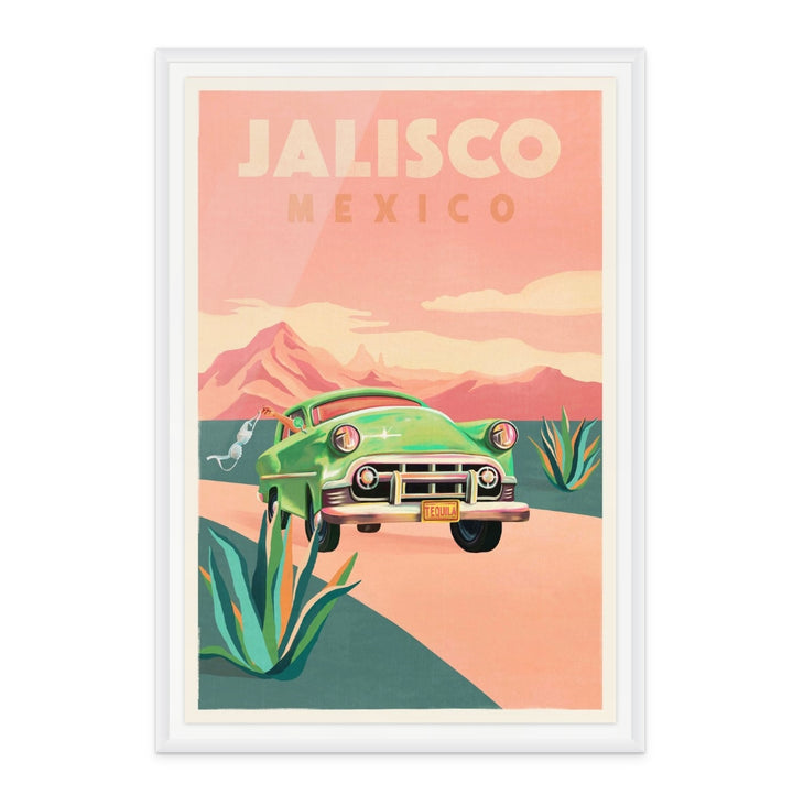 Jalisco Vintage Travel Poster Art Print