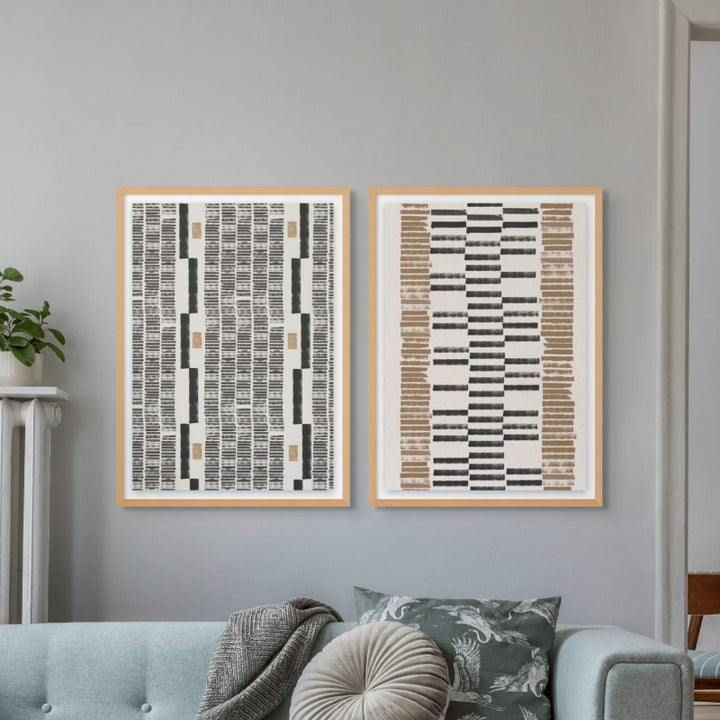 Set "Linear Rhythm" Art Prints