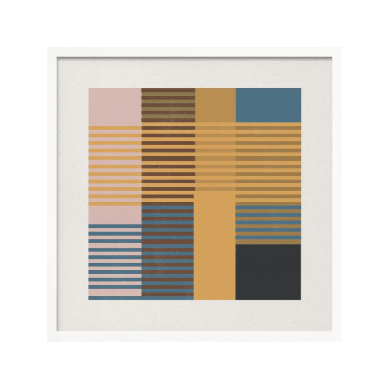 Cuadro "Modern Color Block Grid"