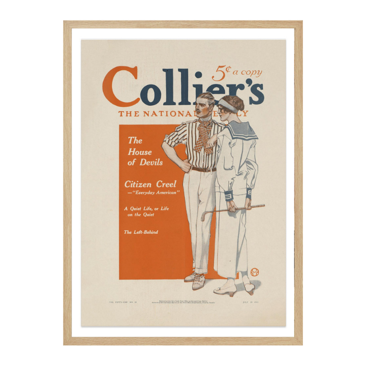 Collier´s The National. The House of Devils Art Print