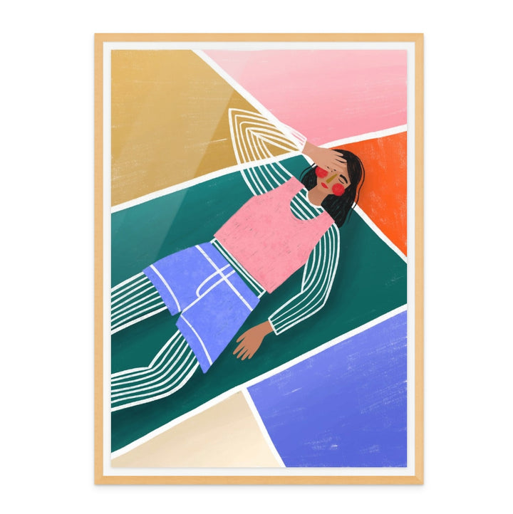 Lady Resting Art Print