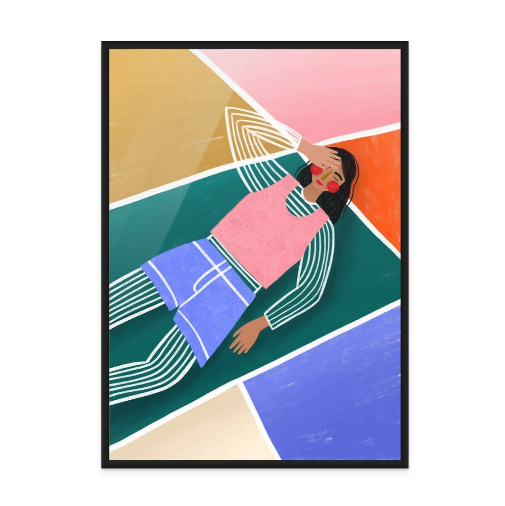 Lady Resting Art Print