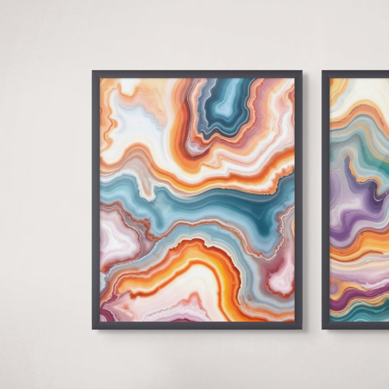 Serenity Agate Art Print