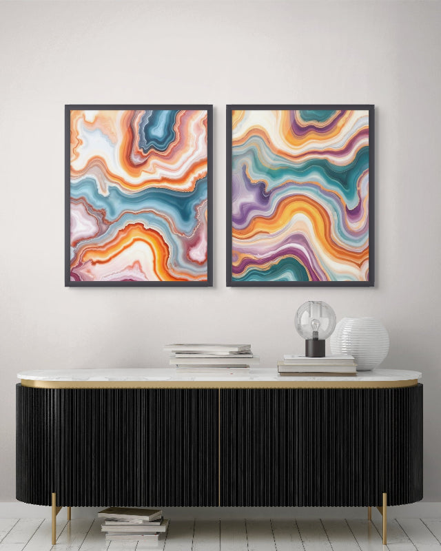 Set "Elegancia mineral" Art Prints