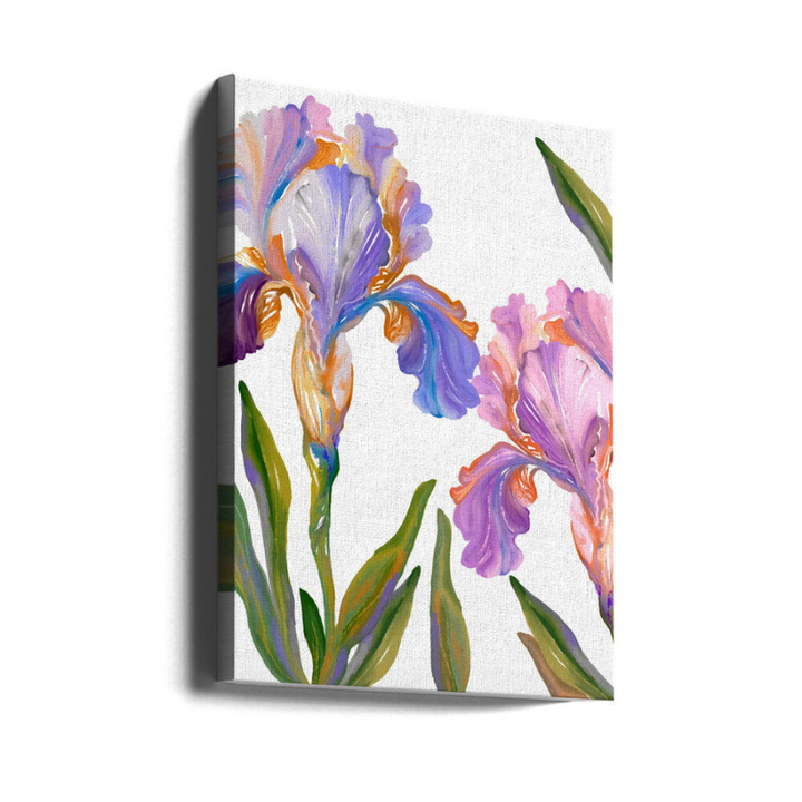 Cuadro "Colorful Iris Blooms"