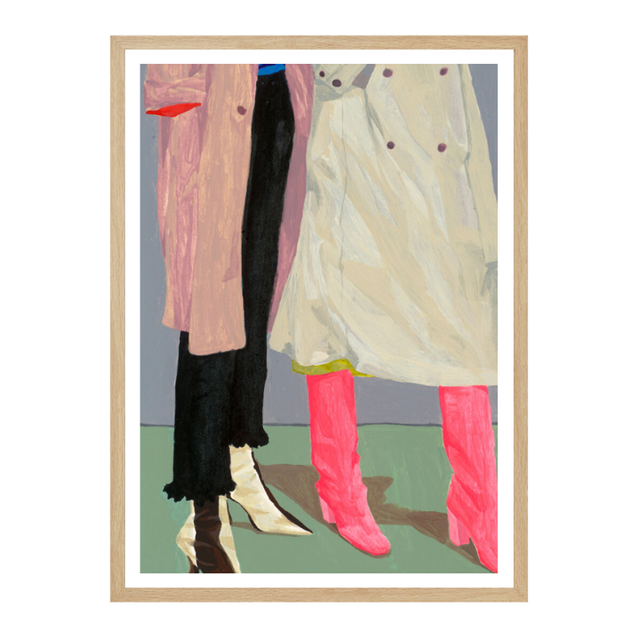 Cuadro "Pink Boots Style"