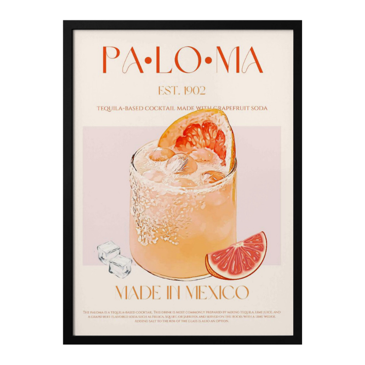 Cuadro "Tequila Sunrise Sip"