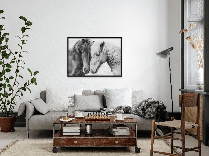 Horse Love Art Print