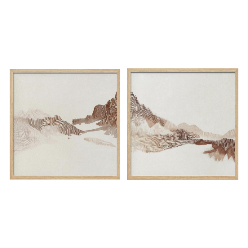 Set de cuadros "Peaceful nature"