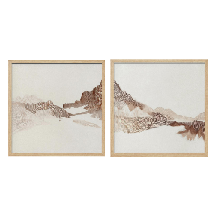 Set de cuadros "Peaceful nature"