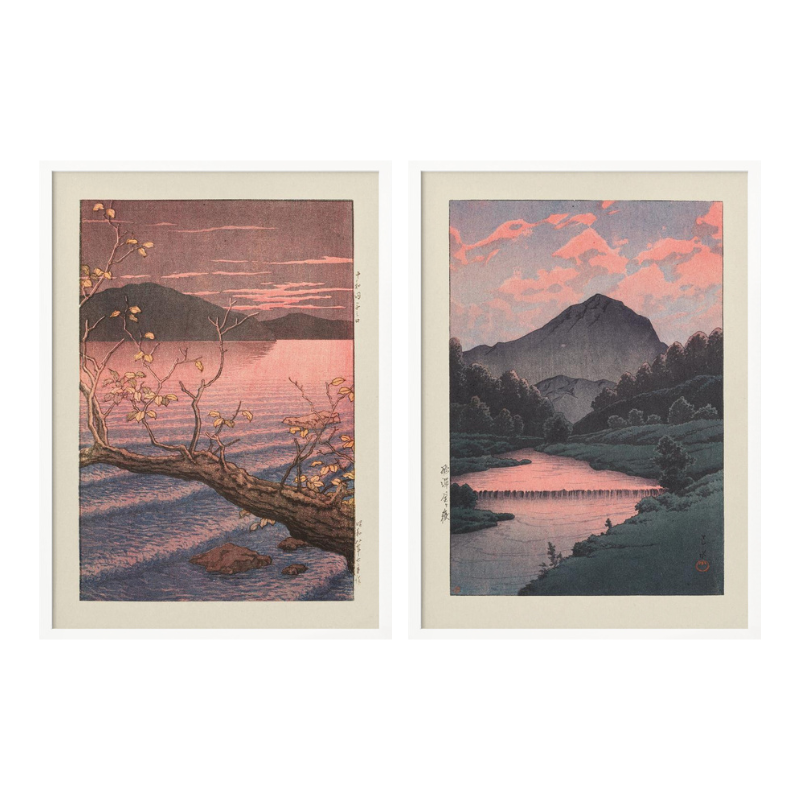 Set de cuadros "Twilight Waters"