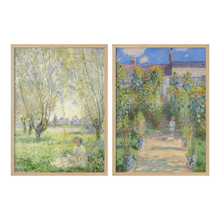 Set de cuadros "Impressionist Gardens"