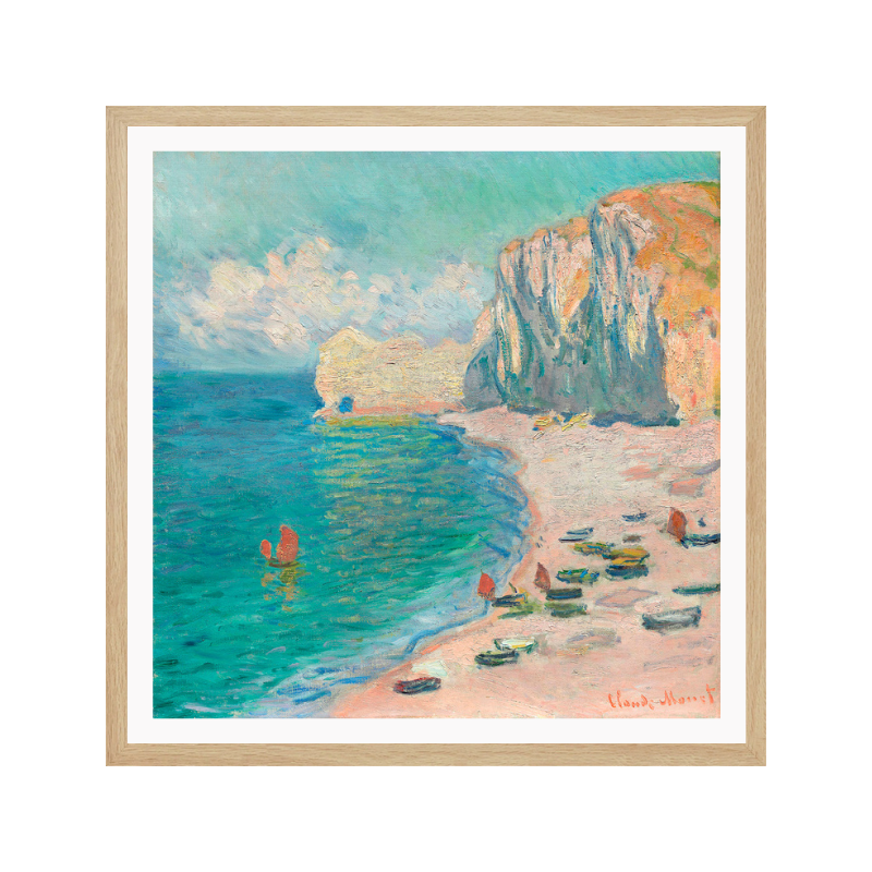 Cuadro “The Cliffs at Etretat (1885)”
