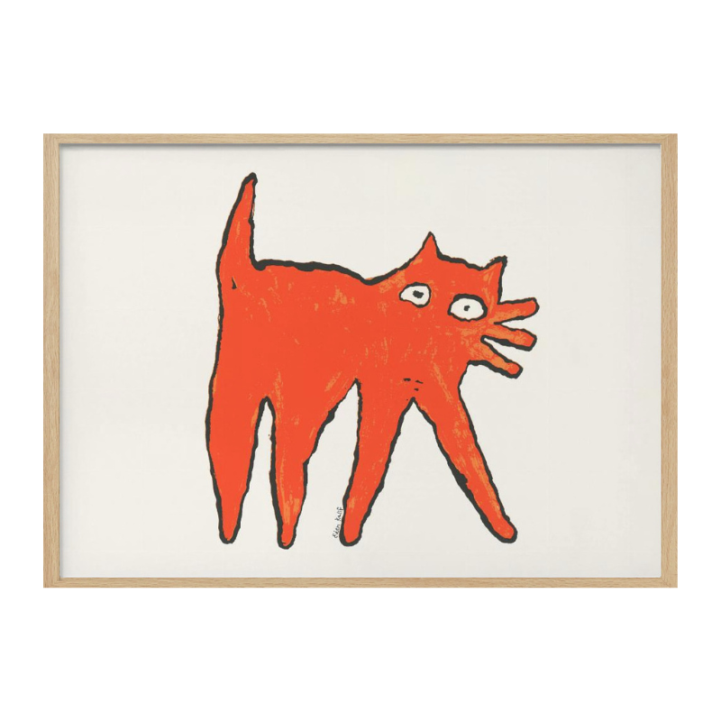 Cuadro "Orange Cat"