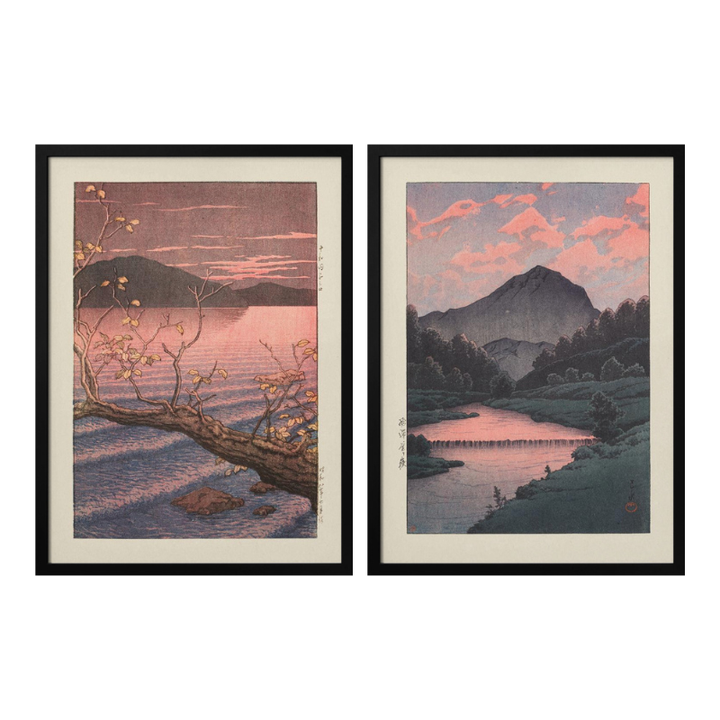 Set de cuadros "Twilight Waters"