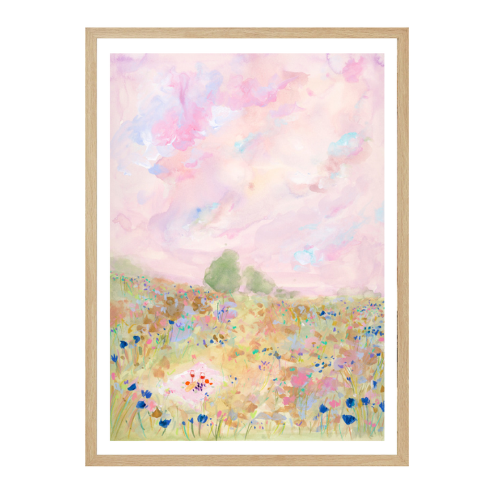Cuadro "Pastel Meadow Bliss"