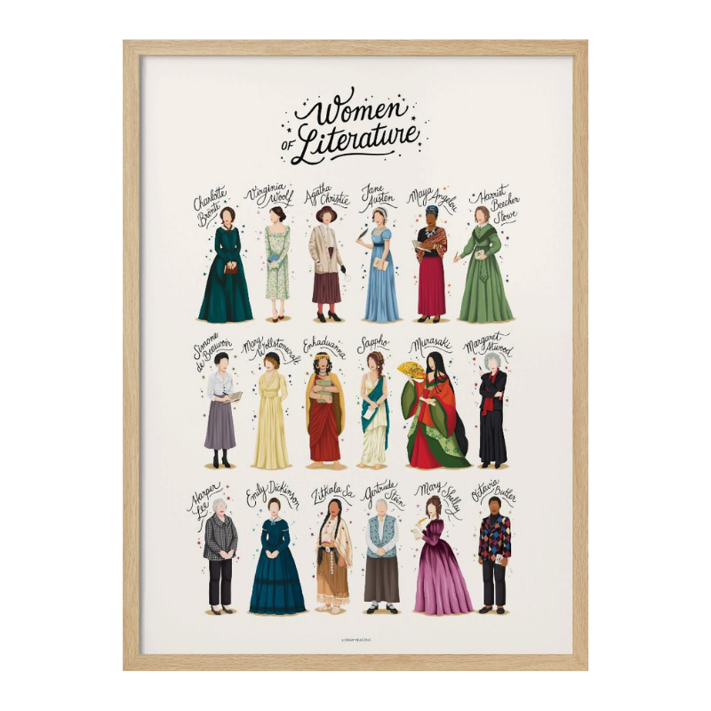 Women of Literature Art Print