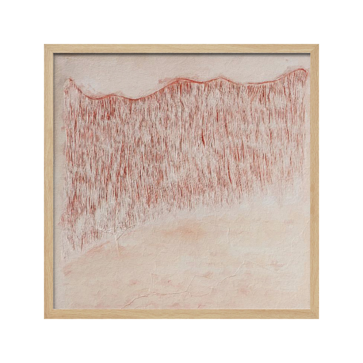 Cuadro "Crimson Wavescape"