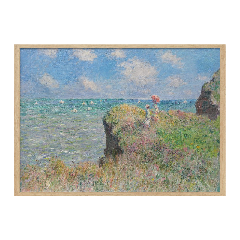 Cuadro "Cliff Walk At Pourville (1882)"