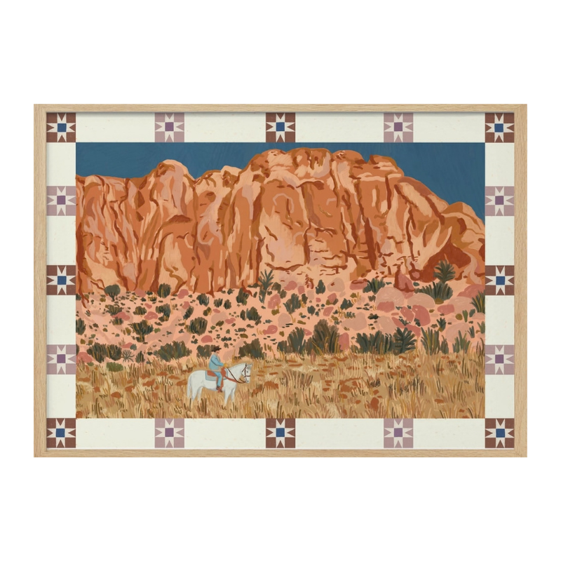 Cuadro "Desert Cowboy Mountains"