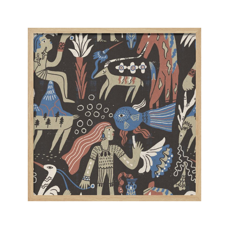 Cuadro "Mystical Folk Art Creatures"