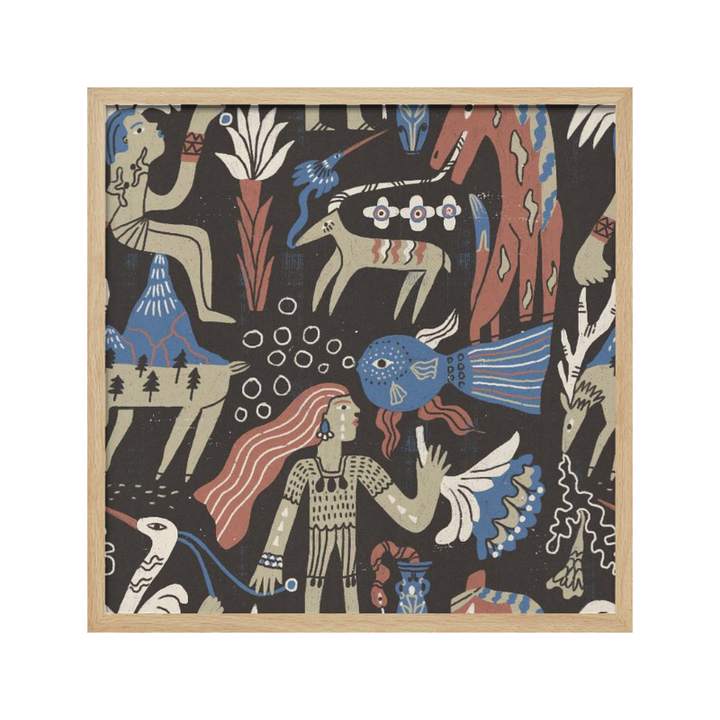 Cuadro "Mystical Folk Art Creatures"