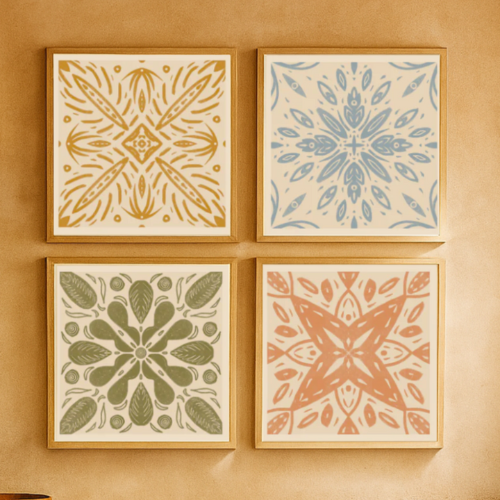 Set de cuadros "Azulejos"