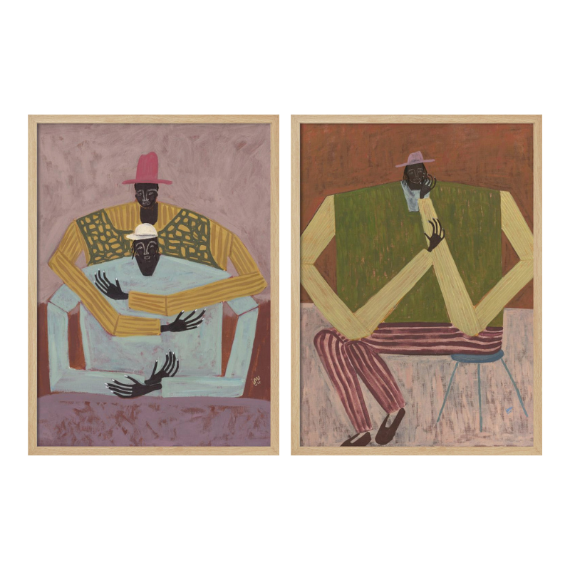 Set de cuadros "Quiet Bond"