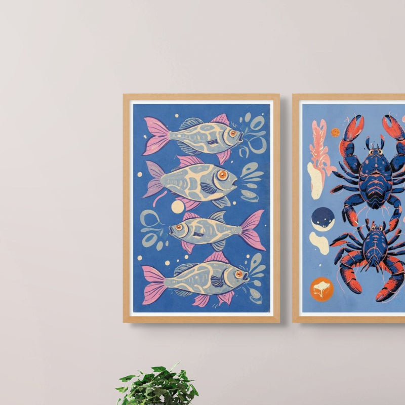 Oceanic Life - Fishes Art Print