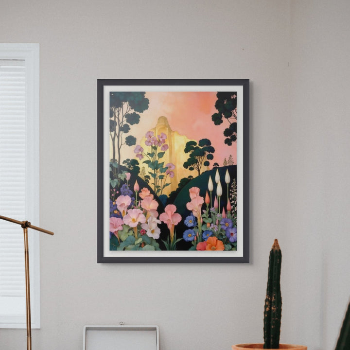 The Golden Mountain Art Print