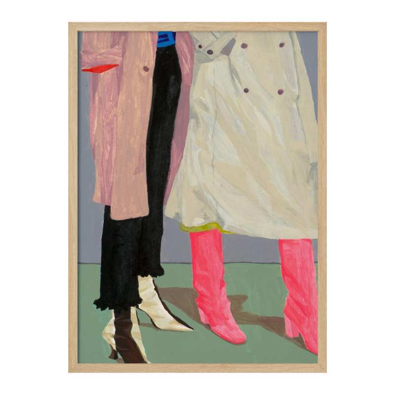 Cuadro "Pink Boots Style"