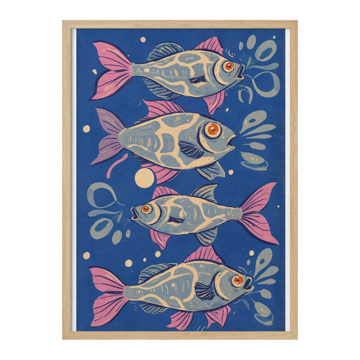 Oceanic Life - Fishes Art Print