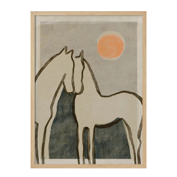 Cuadro "Equine Embrace"