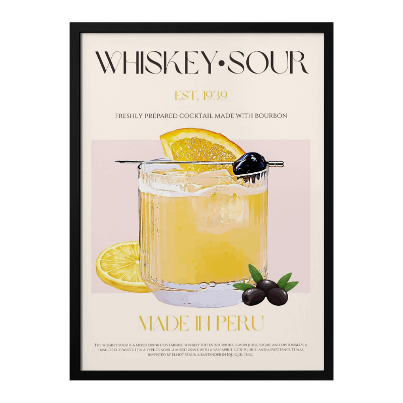 Cuadro "Peruvian Whiskey Bliss"