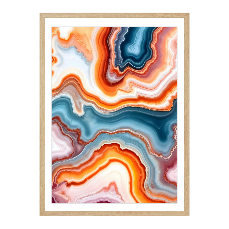 Serenity Agate Art Print