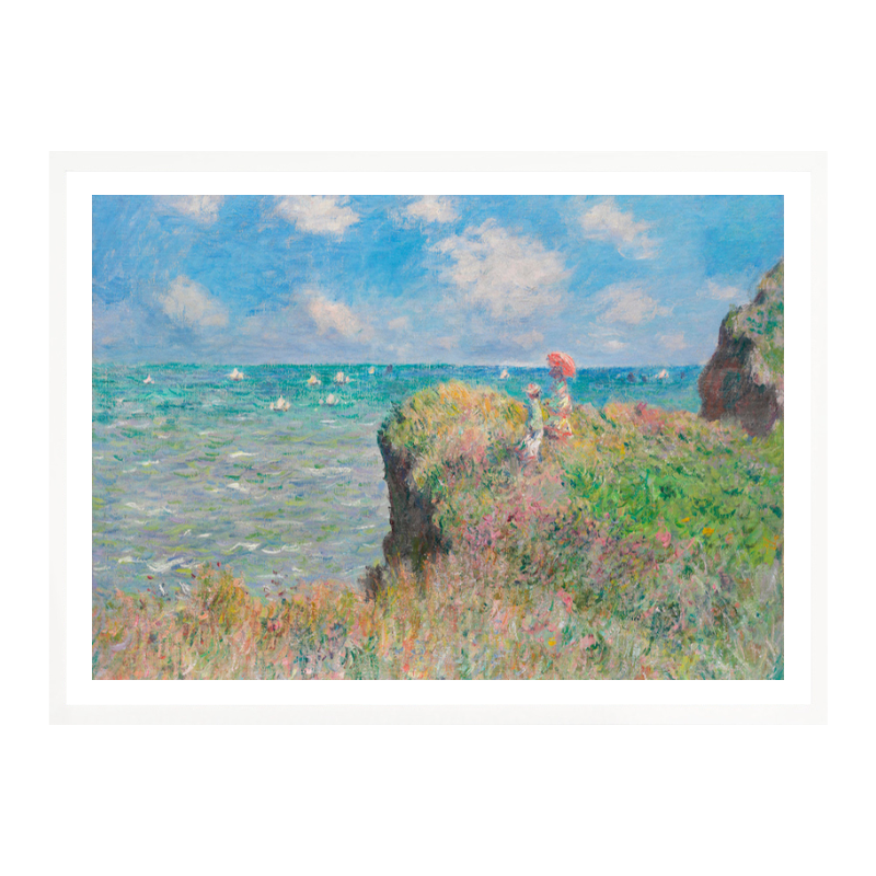Cuadro "Cliff Walk At Pourville (1882)"