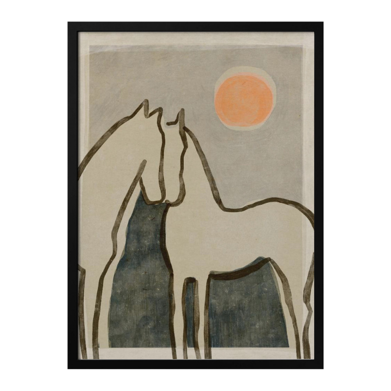 Cuadro "Equine Embrace"