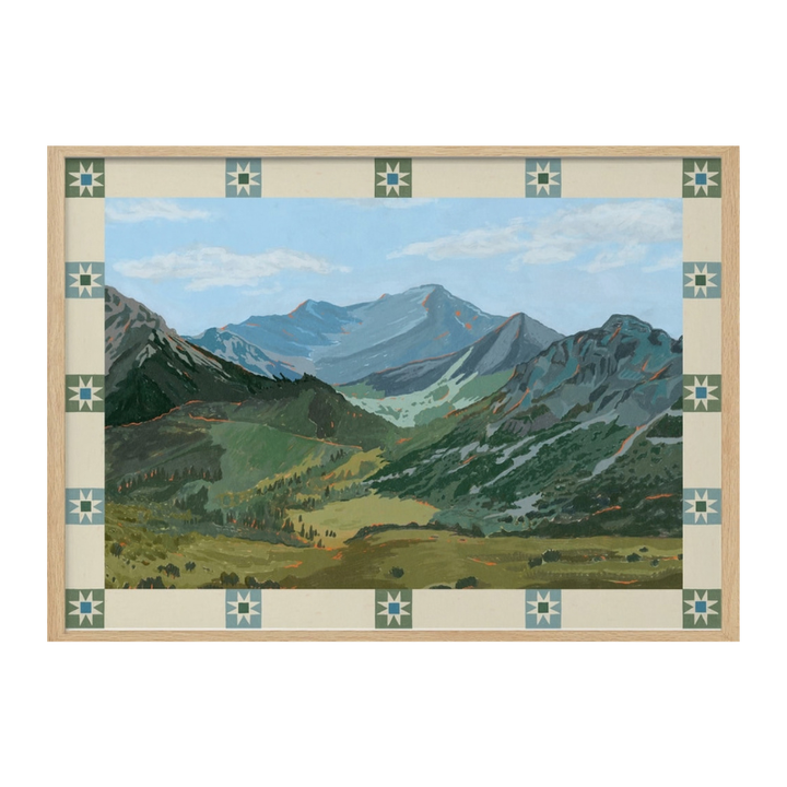 Cuadro "Scenic Alpine Valley"